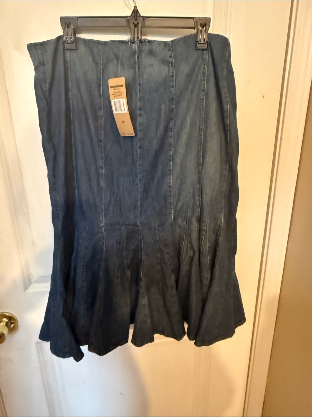 Lauren Ralph Lauren Indigo Denim A-Line Skirt